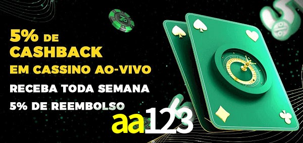 Promoções do cassino ao Vivo aa123